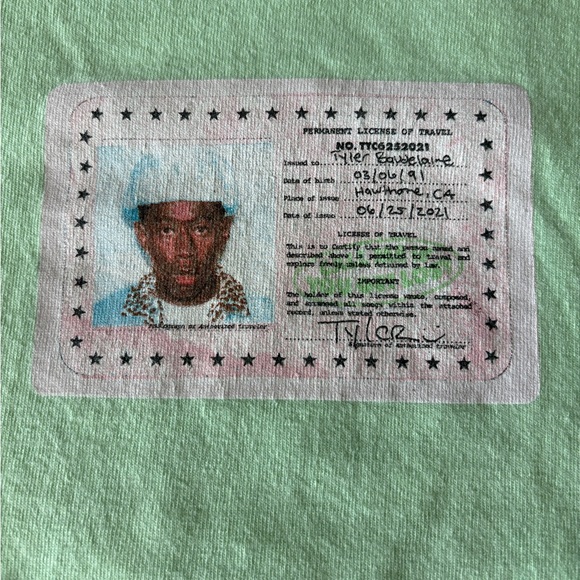 Golf Wang “Call Me If You Get Lost” T-shirt, size M, Mint Green color - Picture 2 of 4